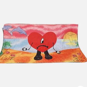 Authentic Bad Bunny Un Verano Sin Ti Beach Towel 2022 Tour OFFICIAL MERCH